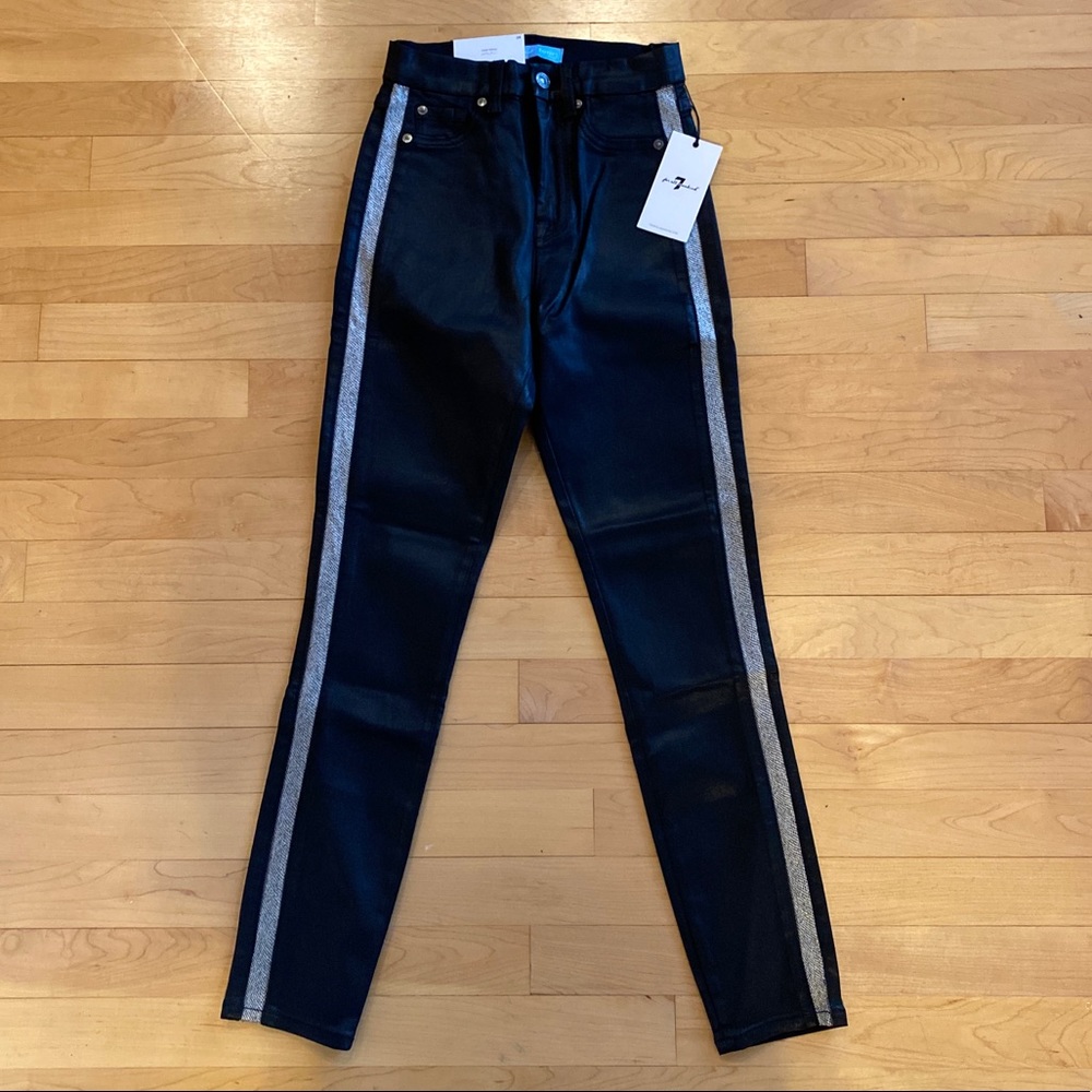 7 For All Mankind Skinny Jeans with Side Stripe